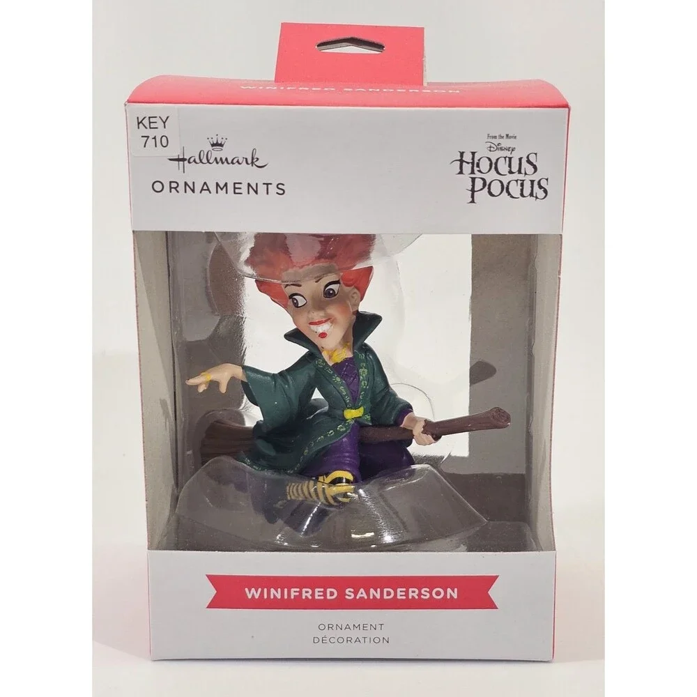 Hallmark Christmas Tree Ornament Disney Hocus Pocus Winifred Sanderson‎ Fig.